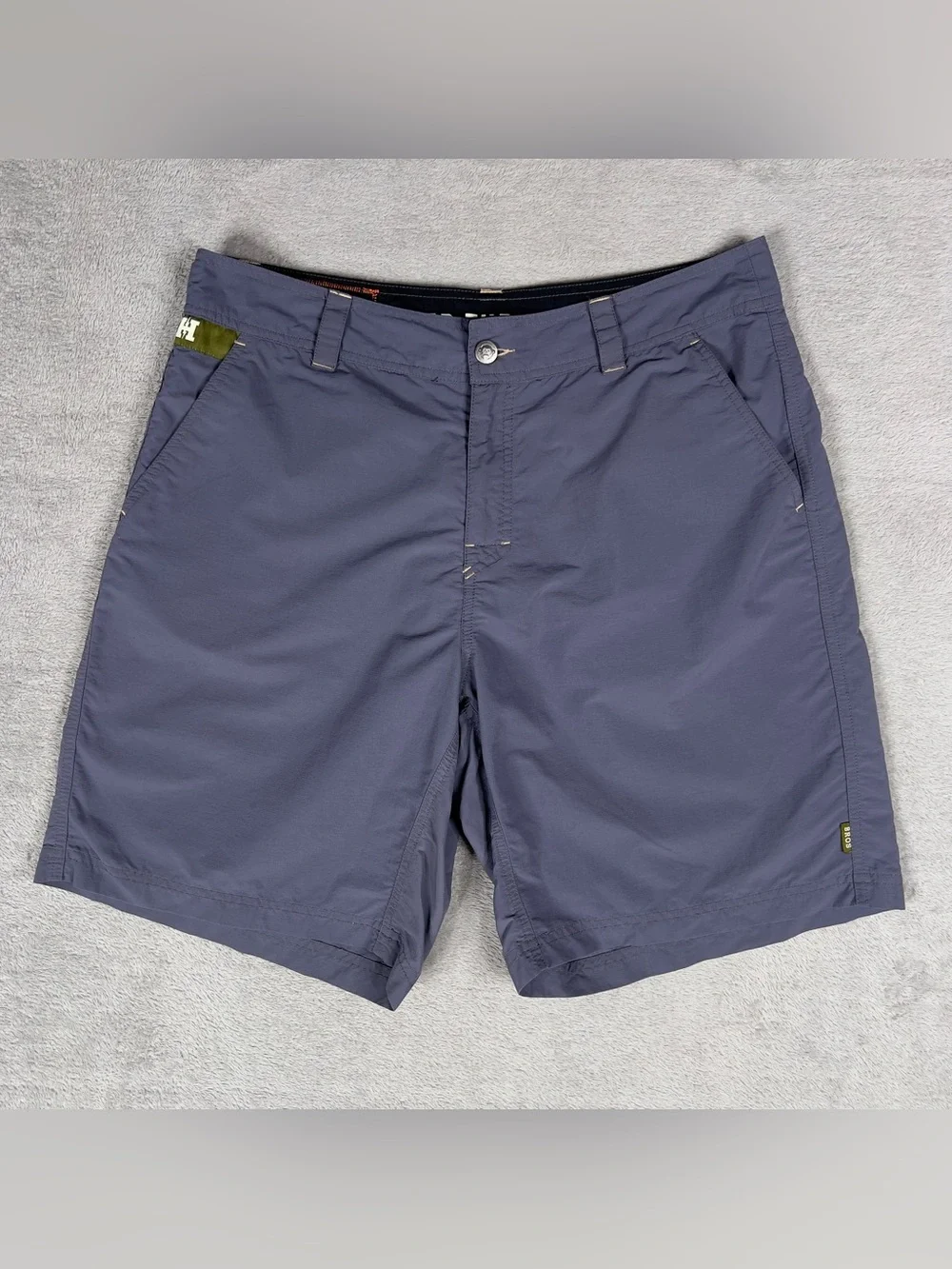 Howler Brothers Horizon Hybrid Shorts Men 34 Petrol Ripstop Nylon Hiking Fishing